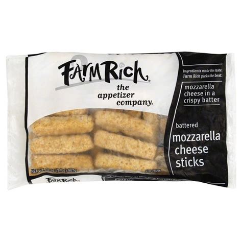 Farm Rich Mozzarella Cheese Sticks, Battered (32 oz) Delivery or Pickup ...