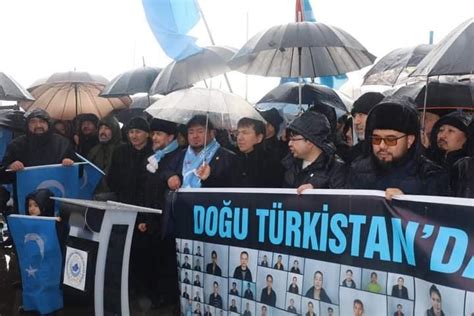 Demonstrations held in Istanbul over Chinese atrocities against Uyghurs