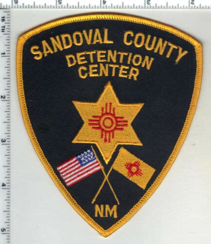 Sandoval County Detention Center (New Mexico) 1st Issue Shoulder Patch ...