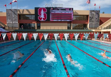 Stanford's Avery Aquatic Center Unveils Huge New Scoreboard