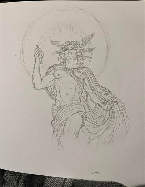 Beloved Luminaries, Artemis and Apollo (sketches by me, cw for partial ...