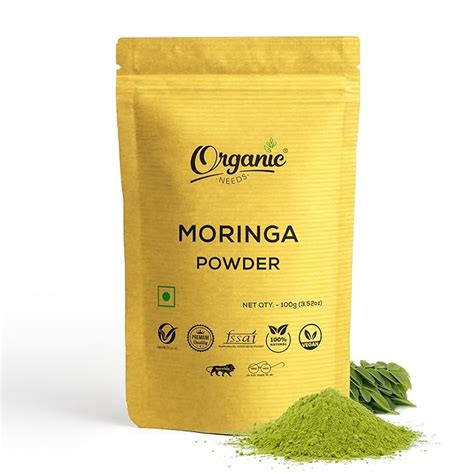 Organic Needs Moringa Powder, (100 Grams) Pure, Nutrient-Rich Moringa ...