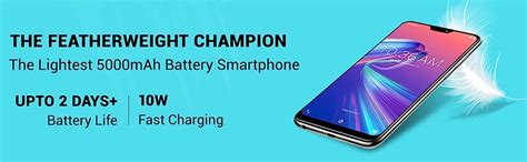 Asus Zenfone Max Pro M2 (Blue, 4GB RAM, 64GB Storage) : Amazon.in ...