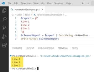 PowerShell. Remove From String 的图像结果