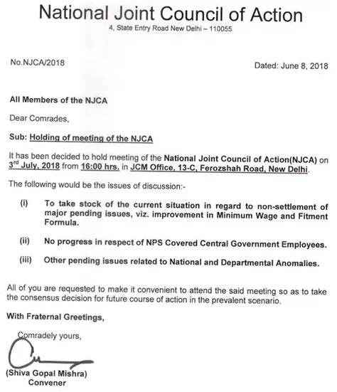 7th CPC Minimum Wage & Fitment Formula, NPS Issues and National & Deptt ...