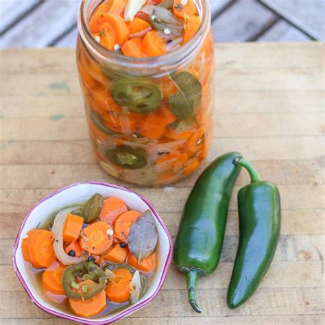 Mexican Pickled Carrots - A Fork's Tale