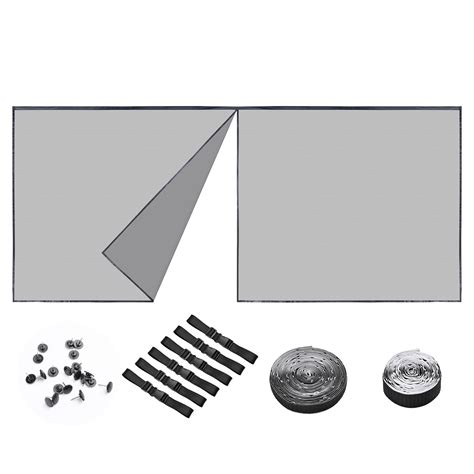 Buy 16x7 Ft Garage Door Screen Single Car Insect Bug Mesh Magnetic ...