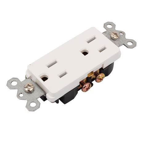 Generic AC 125V 15A US Socket Mains Power Supply Wall Plate Panel Dual ...