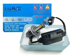 GH GENERIC HUB Ambient H4 LED Headlight AC/DC 40W-60W M4 Mini High and ...