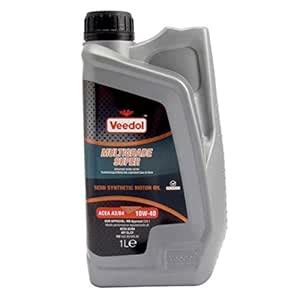 Veedol Multigrade Super 10W-40 Semi Synthetic Engine Oil 1 Litre (Pack ...