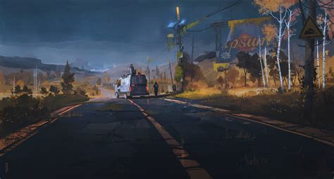 ArtStation - Mid road charge