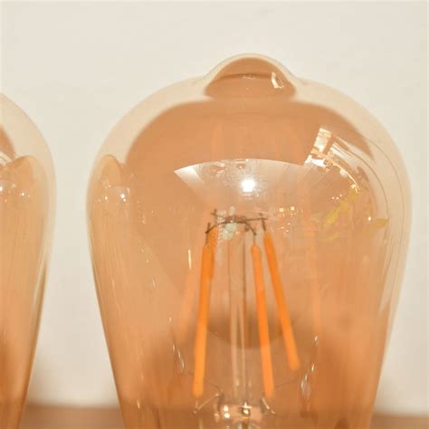 Buy Bulbs | Pear Amber LED Filament Bulb - Set of 2 | Shop at The ...