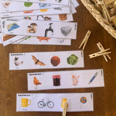 Rhyming Word Cards - classroom HQ