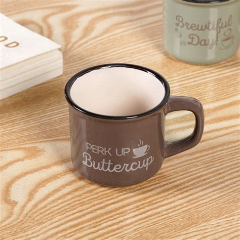 Quirky Quotes Stackable Coffee Mugs Set Of 4 170ml Online - Premium ...