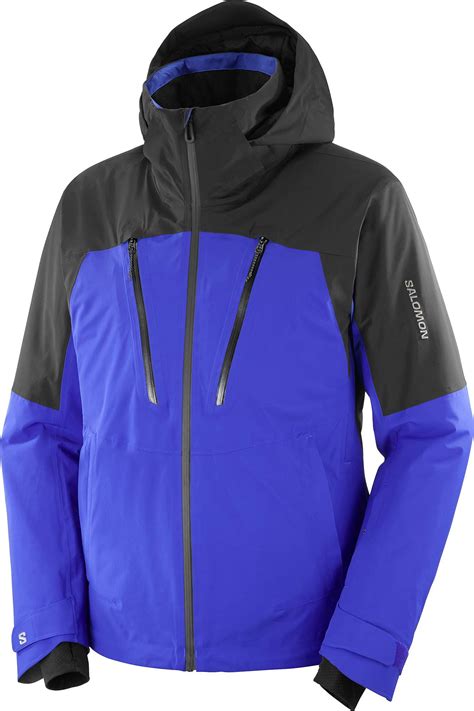 Salomon Brilliant Jacket M Surf The Web/Deep Black Ski jackets : Snowleader