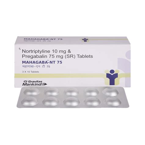 Mahagaba NT 75mg/10mg Tablet buy now @ ₹16.06 Tablet | Online Rengas ...
