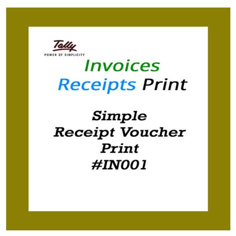 Simple Receipt Print | CIBS