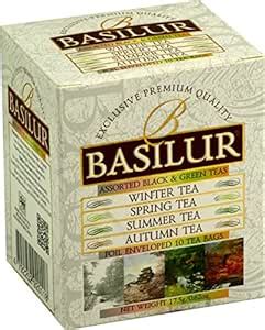 BASILUR - Four Seasons Packet - LT- Assorted Black & Green (Pack of 2 ...
