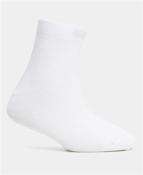 Buy Kid's Compact Cotton Stretch Solid Ankle Length Socks With ...