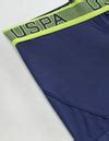 Buy Men Nylon Spandex Solid I709 Trunks - Pack Of 1 Blue|U.S. Polo Assn ...