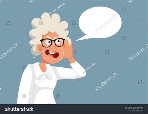 Mean Old Lady Cartoon