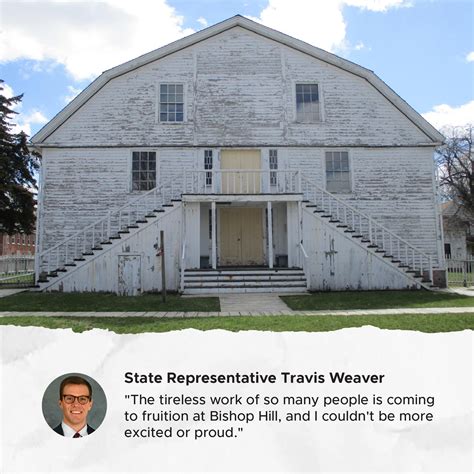 Funding for Work at Bishop Hill Site Appropriated - Travis Robert Weaver