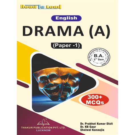 ( English ) DRAMA (A) | LU B.A Second Semester book By Thakur ...