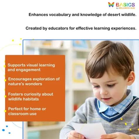 Desert Animals Flashcards for Kids – Free Printable PDF