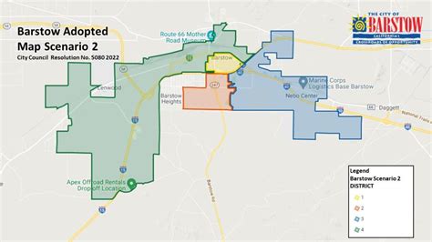 District Based Voting Map | City of Barstow