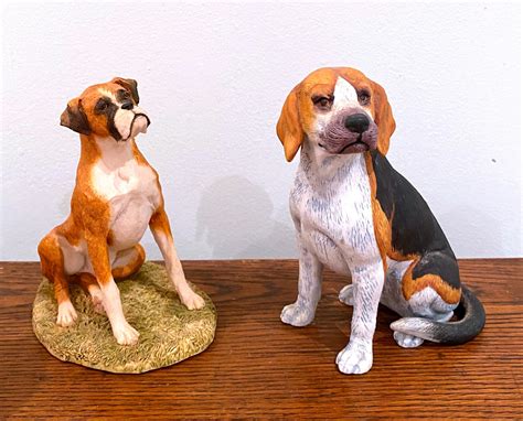 Lot - Two Ceramic Dogs including Sherratt & Simpson, England & Sadek, Japan