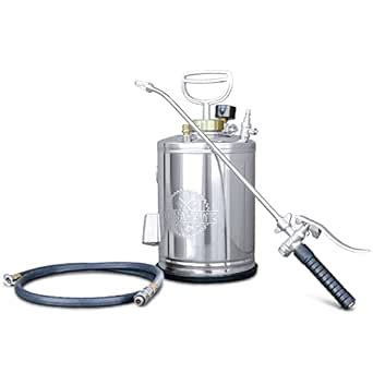 Tomahawk 1 Gallon Stainless Steel Sprayer with 20" Wand for Pest ...