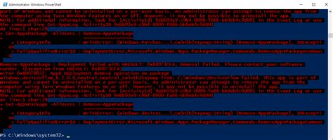 Image result for How to Uninstall Windows Apps PowerShell