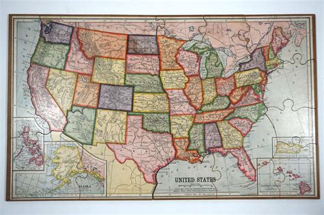 United States Map, puzzle