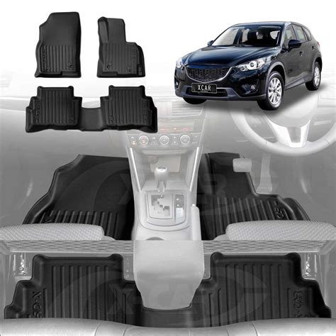 Floor Mats for Mazda CX5 CX-5 2012+ All Weather Heavy Duty Car Liners ...