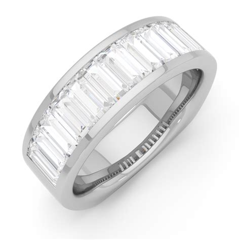 Mens Baguette Wedding Band – RWFJ