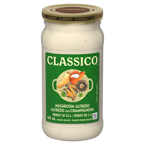 Mushroom Alfredo Pasta Sauce | Classico | Canada | Products - Heinz® Canada