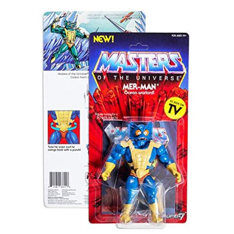Super7 Masters of The Universe Vintage Collection Action Figure Mer-Man ...