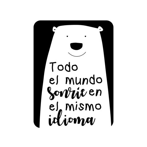 Vinyl Wall Art Decal - Todo El Mundo Sonríe En eL Mismo Idioma ...
