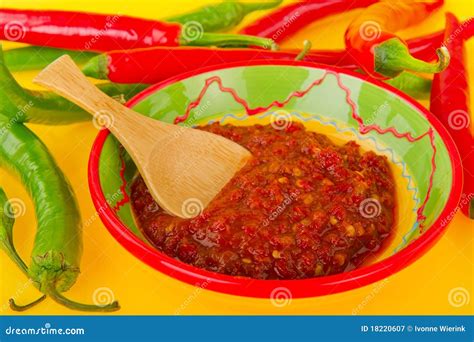 Hot pepper paste stock image. Image of spicy, paste, chili - 18220607