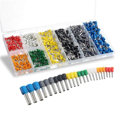 Wire Ferrules, Sopoby Insulated Ferrule Crimp Pin Terminal Kit for ...