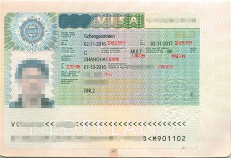 荷兰个人旅游/商务/探亲访友签证常规签证上海送签
