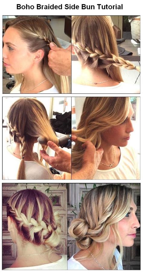 Image result for Boho Braided Side Bun Tutorial