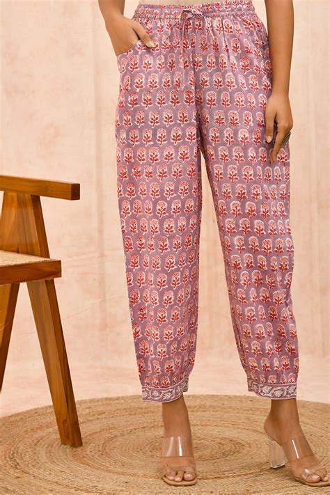 Parasol Peach Cotton Balloon Pants