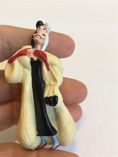 Buy Vintage Disney 101 Dalmations Cruella De Vil PVC Cake Topper Rare ...