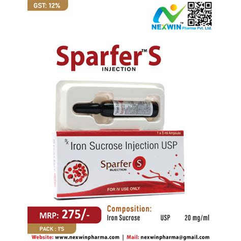 SPARFER™-S INJECTION Nexwin Pharma Pvt. Ltd.