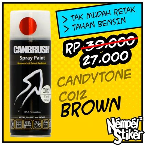 Jual CAT SEMPROT CANDYTONE BROWN C012 400ML (PRODUK DARI SAMURAI PAINT ...