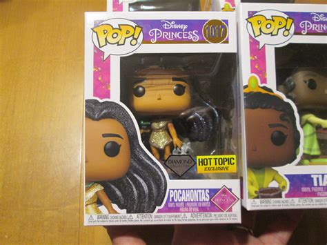 Buy Funko Pop DISNEY PRINCESS TIANA 1078 POCAHONTAS 1017 DIAMOND HOT ...
