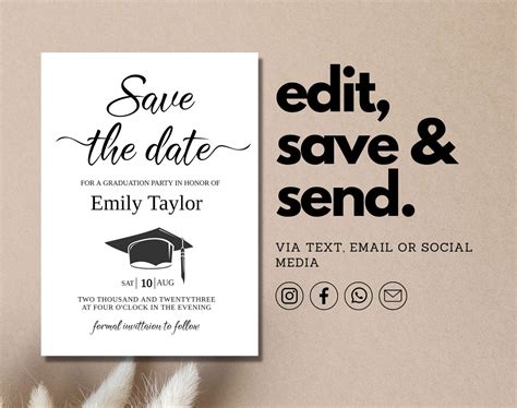 Graduation Save The Date – Digital Doc Inc