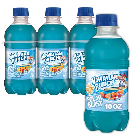 (2 pack) Hawaiian Punch, Polar Blast, 10 Fl Oz, 6 Count - Walmart.com