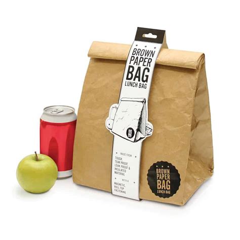 Brown Paper Bag - Insulated and Reusable Lunch Bag | The Green Head